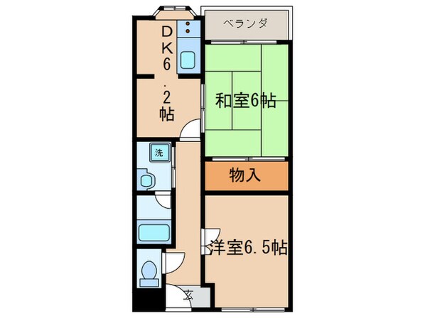 ヴァンドームカツラの物件間取画像